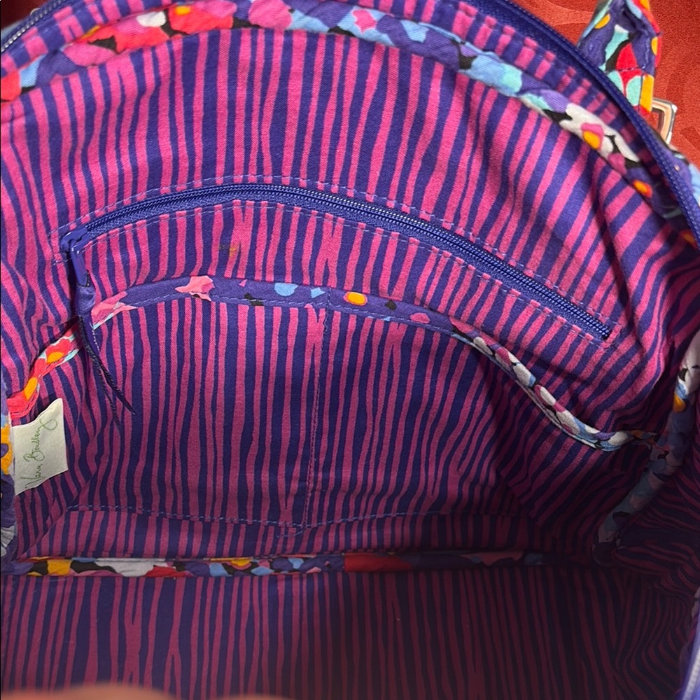 Vera Bradley Colorful Floral Bowler Bag EUC - Picture 8 of 12